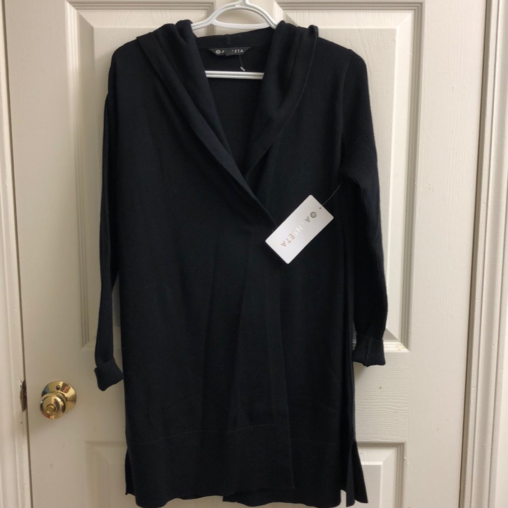 Athleta Highland Hooded Mid Length Sweater
